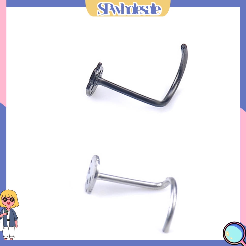 &lt;SPwholesale&gt; Set 2 Khuyên Mũi Bằng Thép Không Gỉ Cá Tính