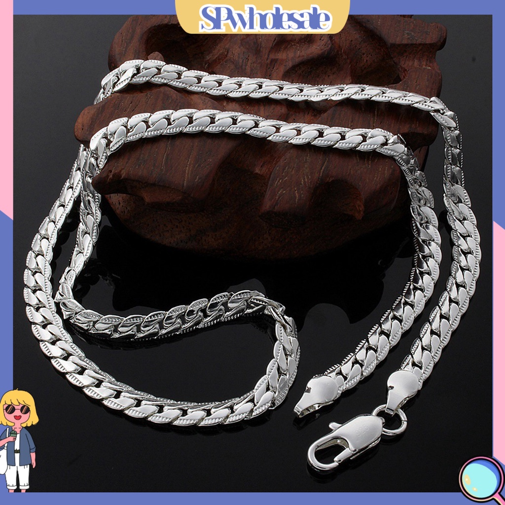 &lt;SPwholesale&gt; Vòng cổ Phẳng Phong Cách Hip Hop Đơn Giản Thời Trang Cho Cặp Đôi