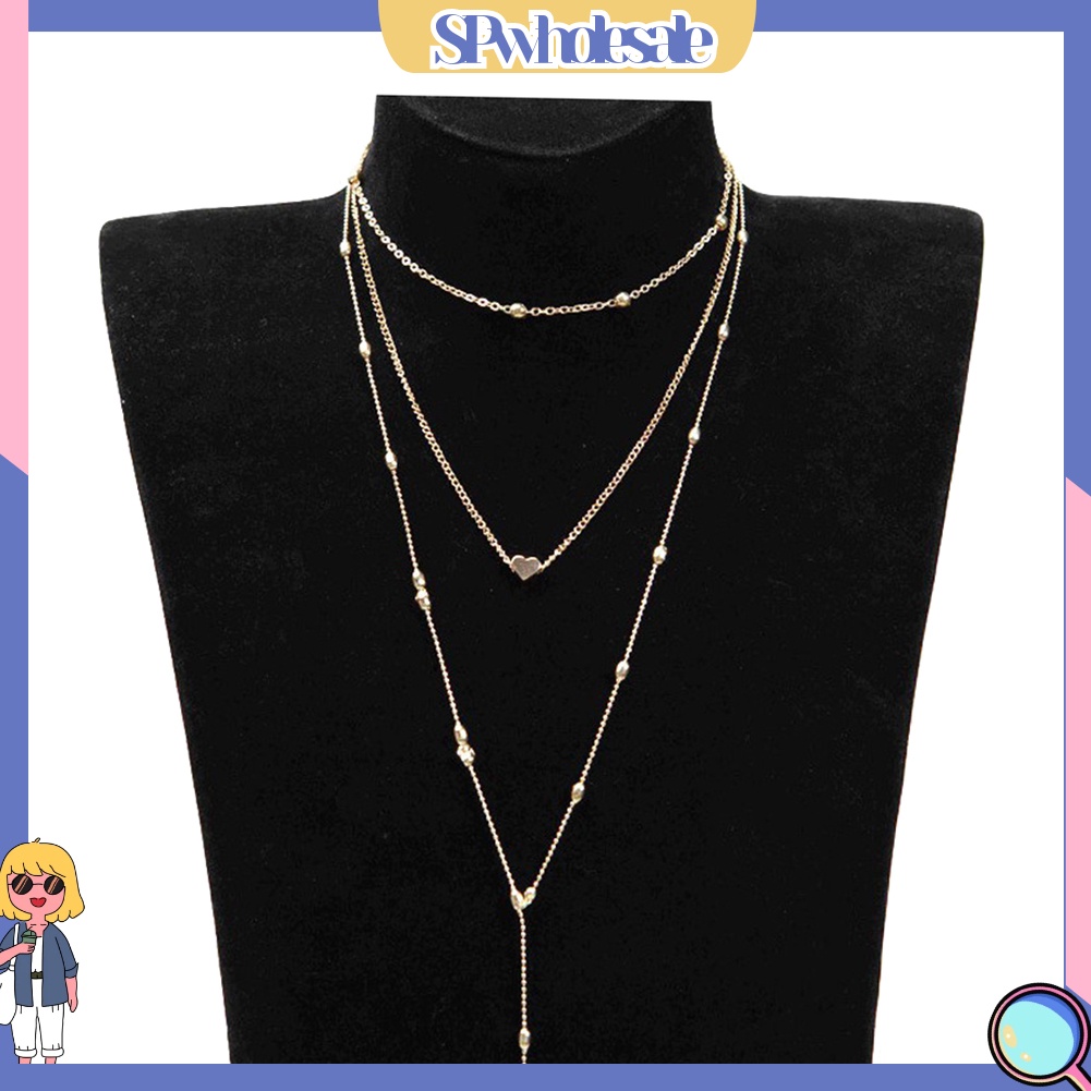 <SPwholesale> Set 3 Vòng Cổ Choker Kiểu Dáng Vintage Thời Trang Quyến Rũ Cho Nữ