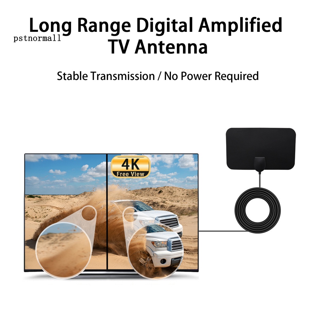 Ăng Ten TV Trong Nhà Siêu Nhẹ Không Cần Nguồn