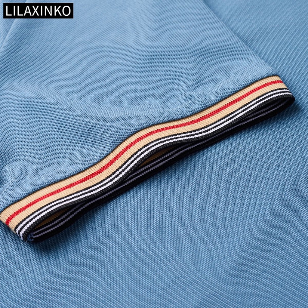 Áo Thun Polo Cotton Tay Ngắn 7 Màu Trơn Đơn Giản Thời Trang Cho Nam