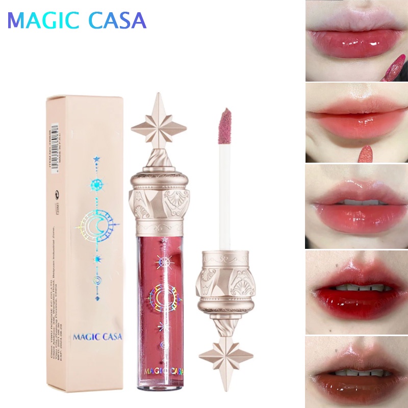 Set 3 Son Bóng Trong Suốt Dưỡng Ẩm Lâu Trôi MAGIC CASA