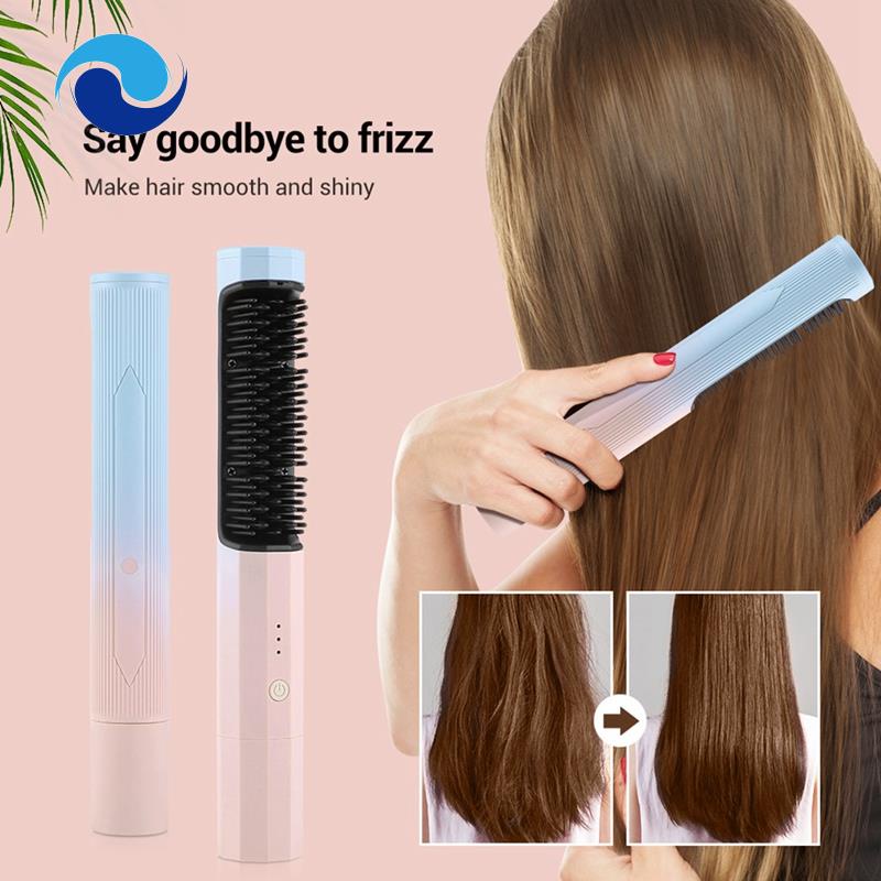 Máy Uốn Và Duỗi Tóc 2 Trong 1 Cổng USB Nhanh Chóng Cho Salon