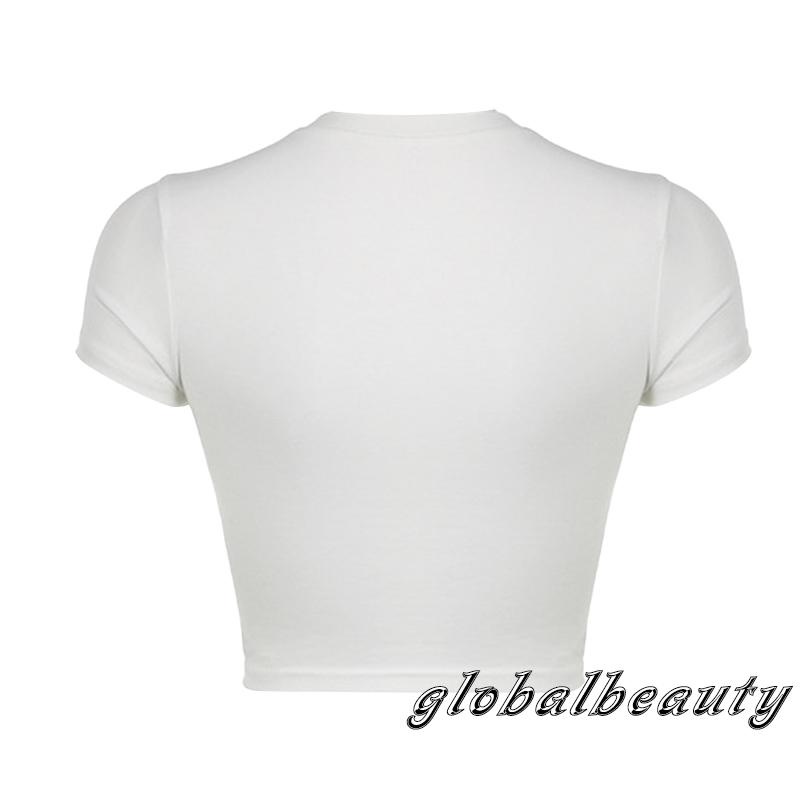 Áo Thun Tay Ngắn Cổ Tròn In Hình Mèo Thời Trang Mùa Hè Dành Cho Nữ