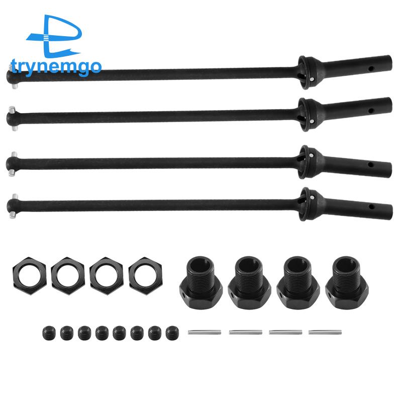 Set 4 Trục Lái Bánh Xe Trước Và Sau Bằng Kim Loại CVD Cho Arrma Kraton Outcast 1 / 10