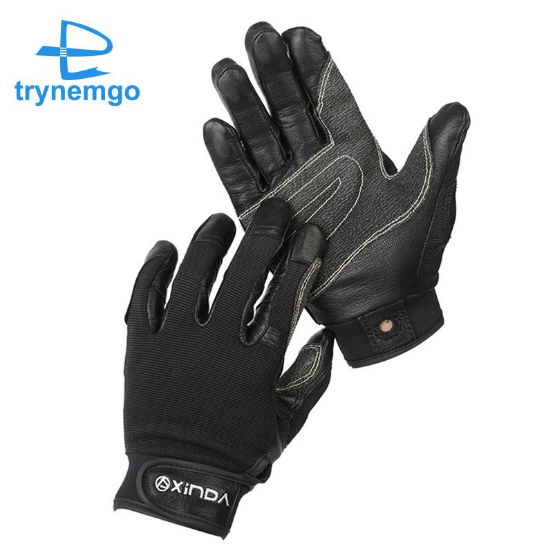 Xinda Găng Tay Da Cừu Chống Trượt Chuyên Dụng Cho Luyện Tập Thể Thao