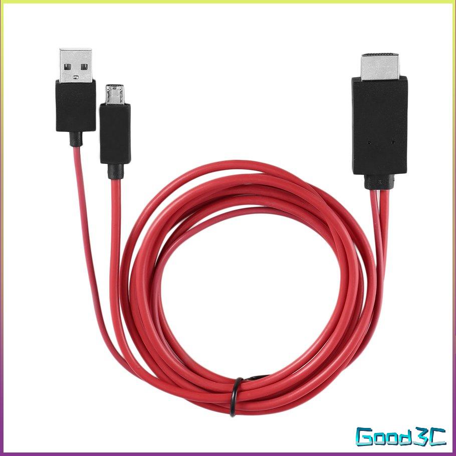 Cáp Mhl 1080P Chuyên Nghiệp Micro Usb Sang Hdmi Tương Thích Với 11 Pin Dành Cho Galaxy S1-4 Note1-4 S4 I9500 S3 I9300 [U/10]