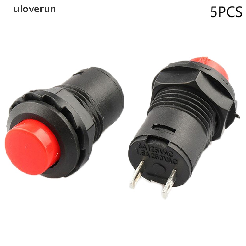 Set 5 Công Tắc Nhấn / Tắt Hình Tròn DS-428 / 425A 1.5A / 250VAC On / Off Chuyên Dụng