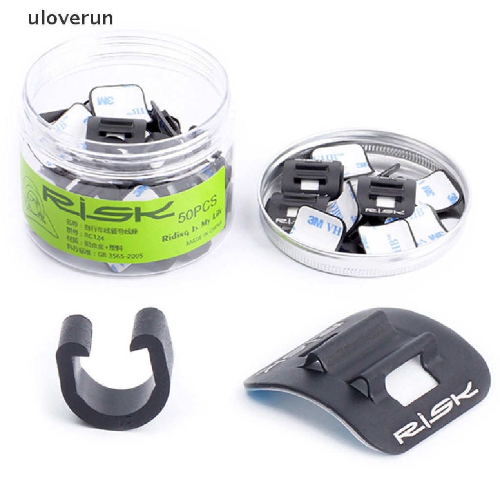 Set 6 Kẹp Chữ C Cố Định Dây Cáp Phanh Dầu Dành Cho Xe Đạp