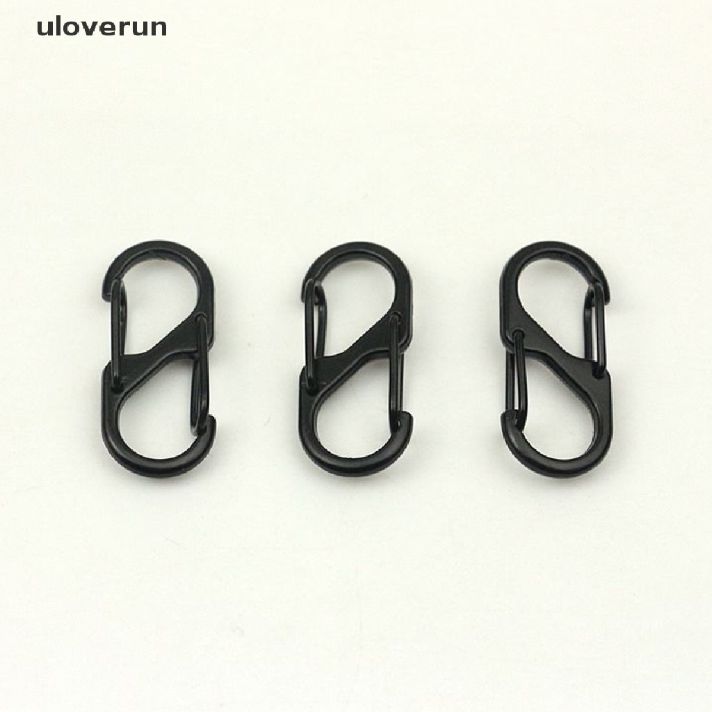 Móc Khóa Chữ S Mini Bằng Thép Không Gỉ Tiện Dụng Khi Đi Cắm Trại