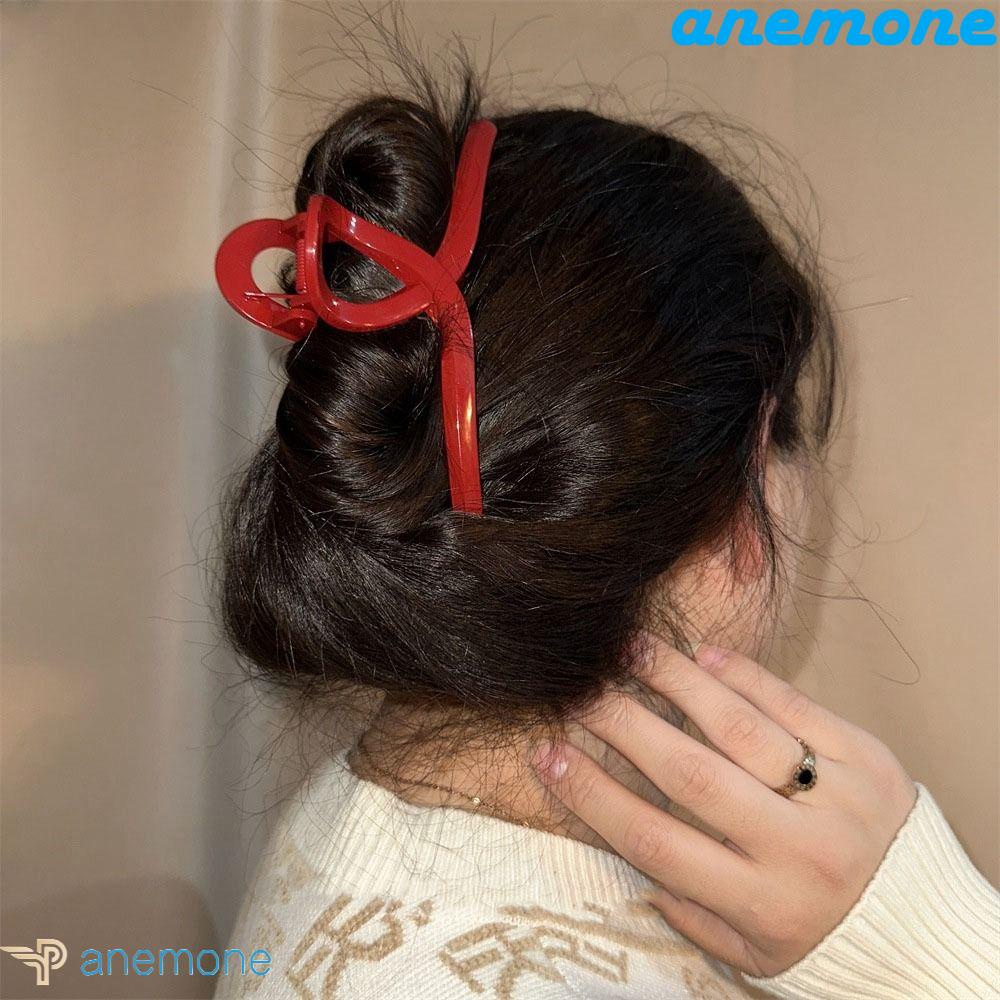 Kẹp Tóc Càng Cua Nhỏ Hình Cá Mập Màu Đỏ Ngọt Ngào Cho Nữ