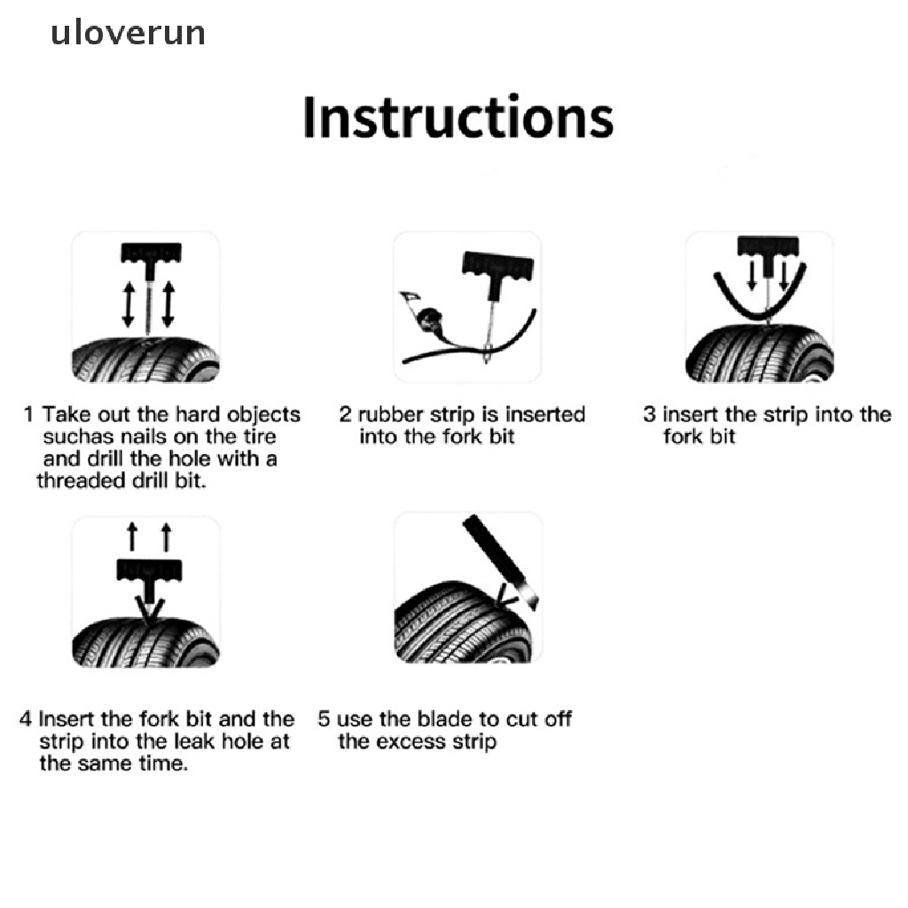 Bộ 20 Keo Dán Sửa Chữa Lốp Xe Hơi Khẩn Cấp Tiện Dụng vn