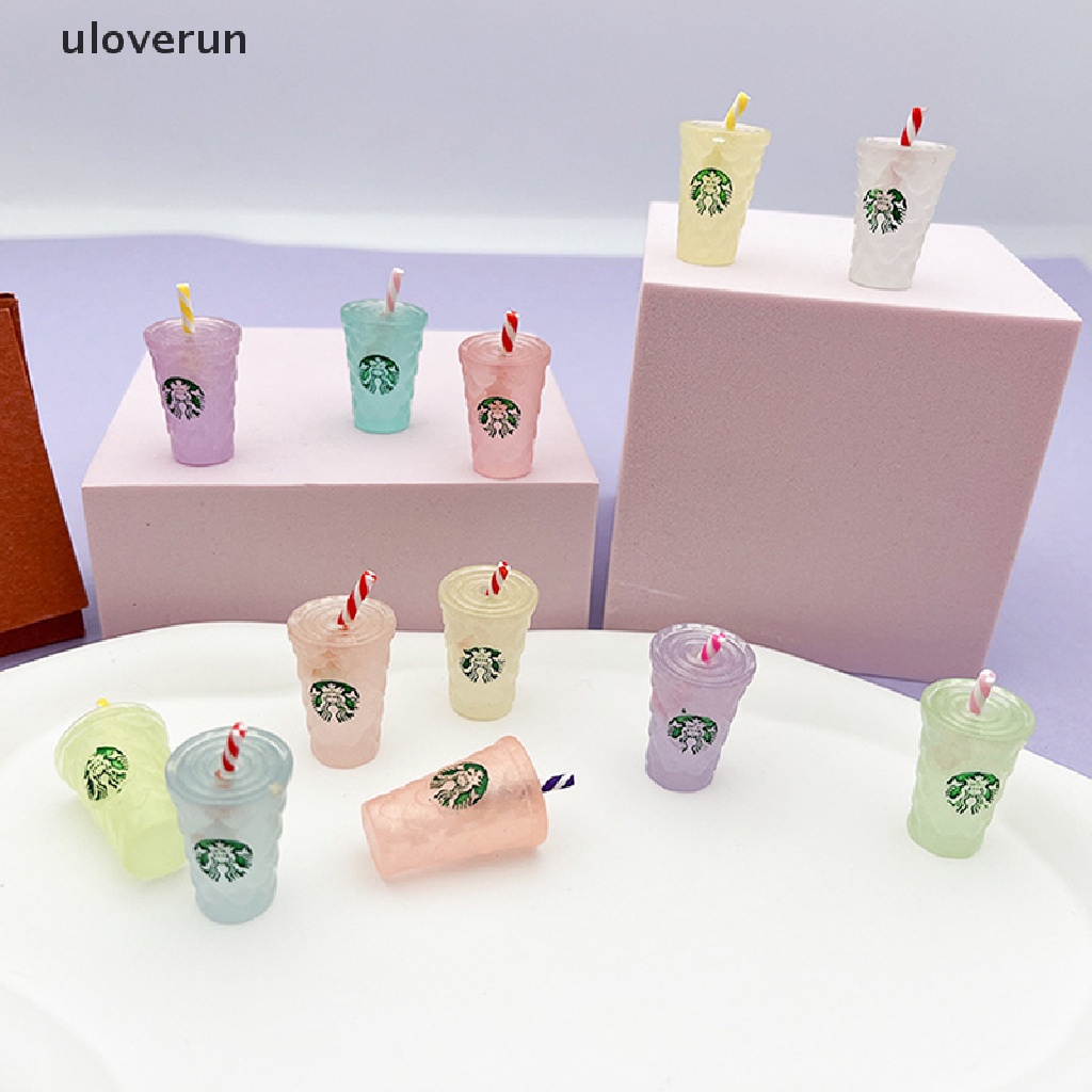 Set 2 Ly Nước Dạ Quang Bằng Nhựa Resin Dành Cho Trang Trí