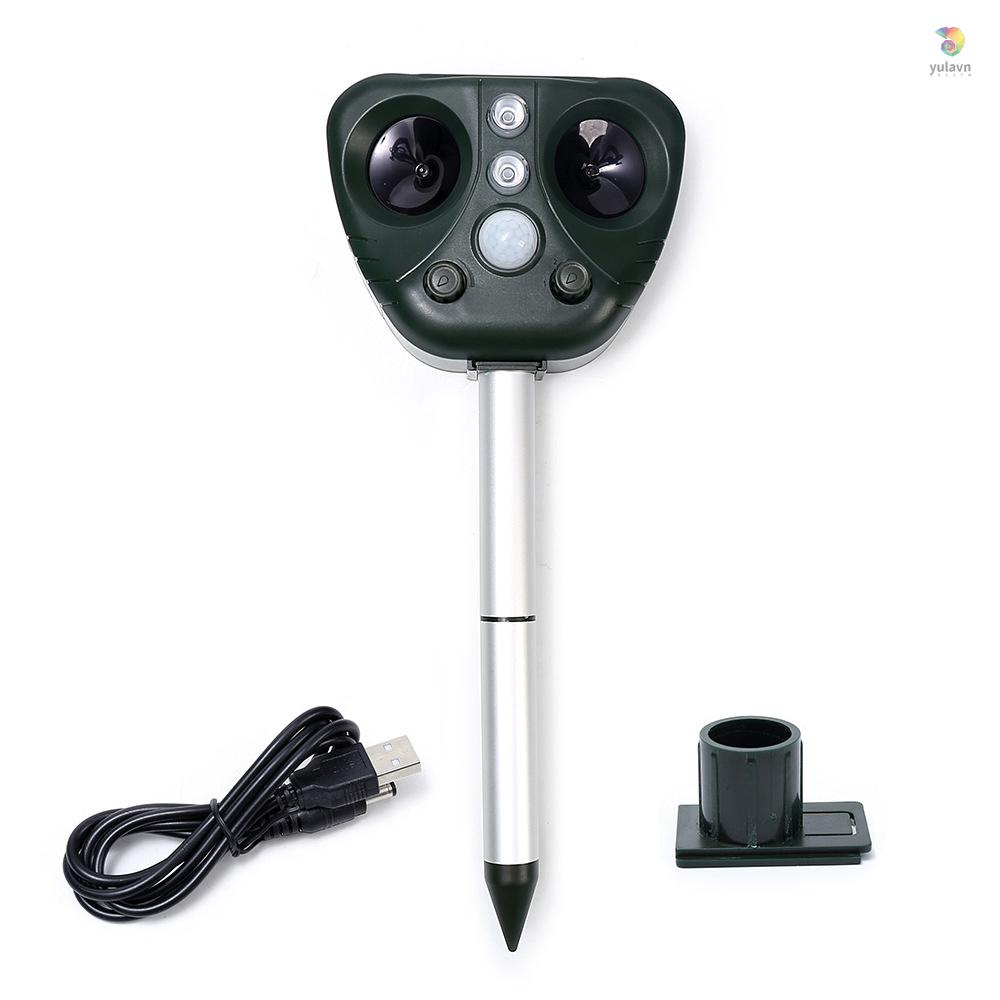 Thiết Bị Xua Đuổi Côn Trùng Bằng Năng Lượng Mặt Trời Chống Nước Cho Sân Vườn / Nông Trại