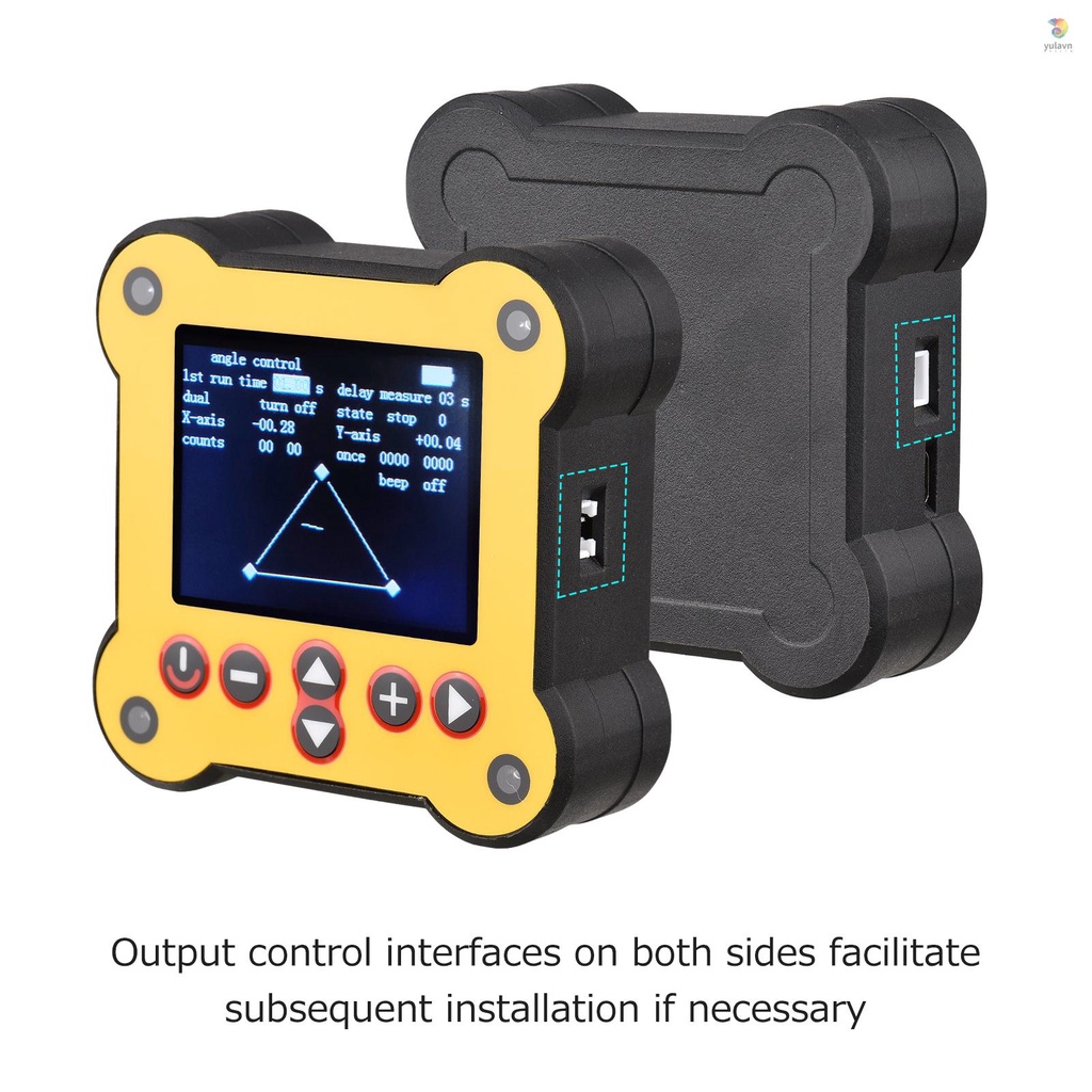 Thước Đo Từ Tính Kỹ Thuật Số Trục Kép 0.02° Hộp Mức Độ Tìm Góc Chính Xác Với Giao Diện Đầu Ra Điều Khiển Giao Diện Cho Máy Gỗ