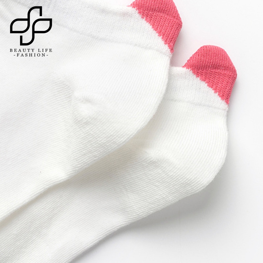 1 Đôi TấT NgắN HọA TiếT HìNh TráI Tim