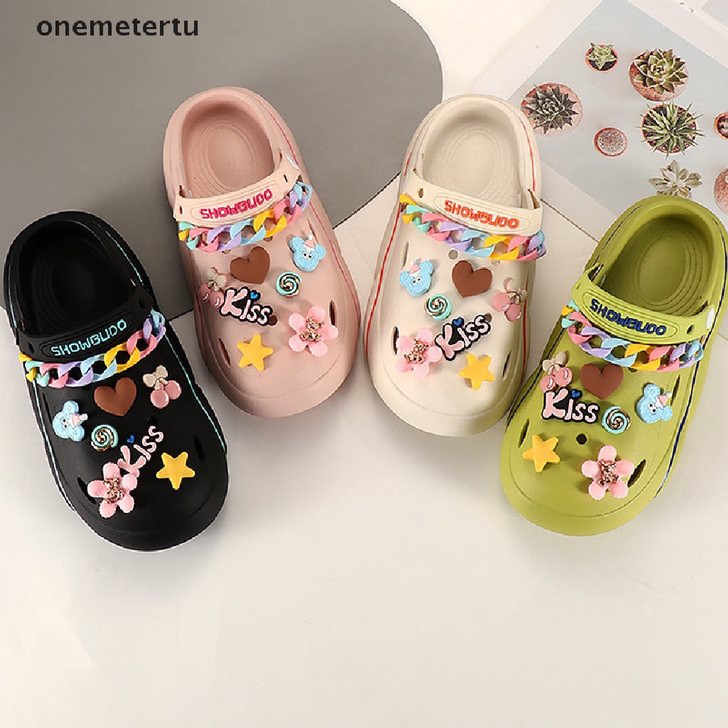Onemetertu Phụ Kiện Khóa Giày PVC Thiết Kế Mới Lạ Vui Nhộn Trang Trí Giày Diy Croc Ch Kid Làm Quà Tặng Cho Bé EN