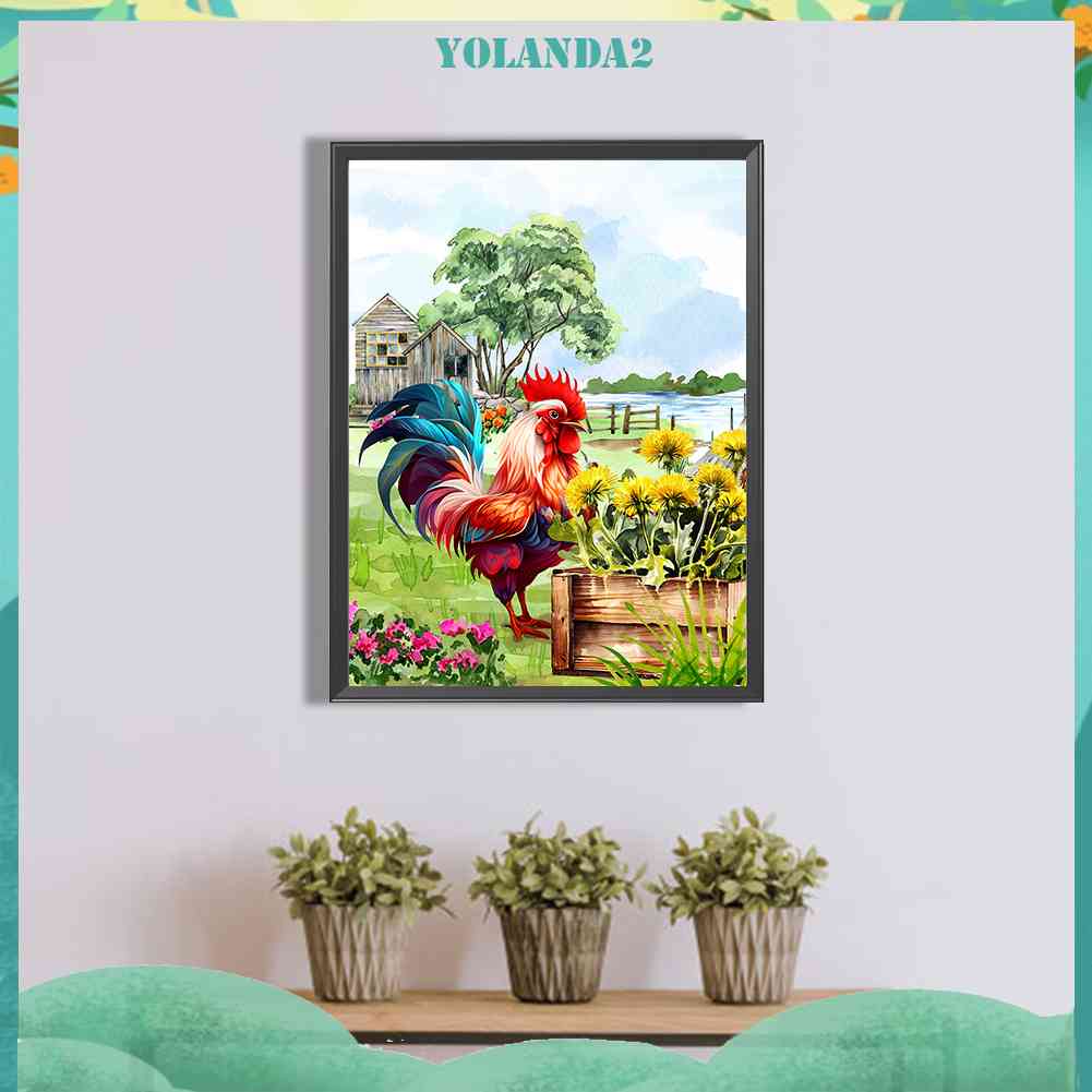 Tranh Đính Đá Kim Cương Toàn Bộ 5D DIY Hình Vẽ Nghệ Thuật Trang Trí Nhà Cửa