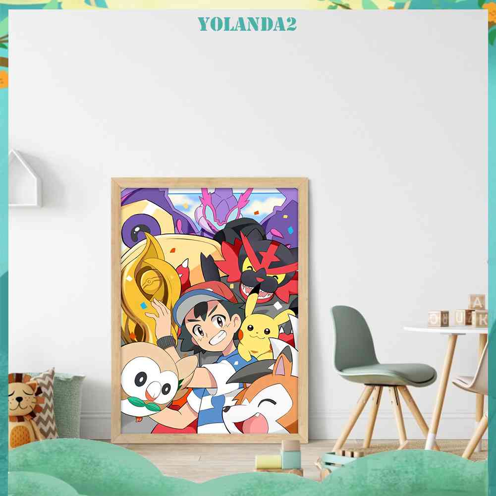 Toàn Bộ Bộ Tranh Thêu Chữ Thập 11CT Hình Pokemon