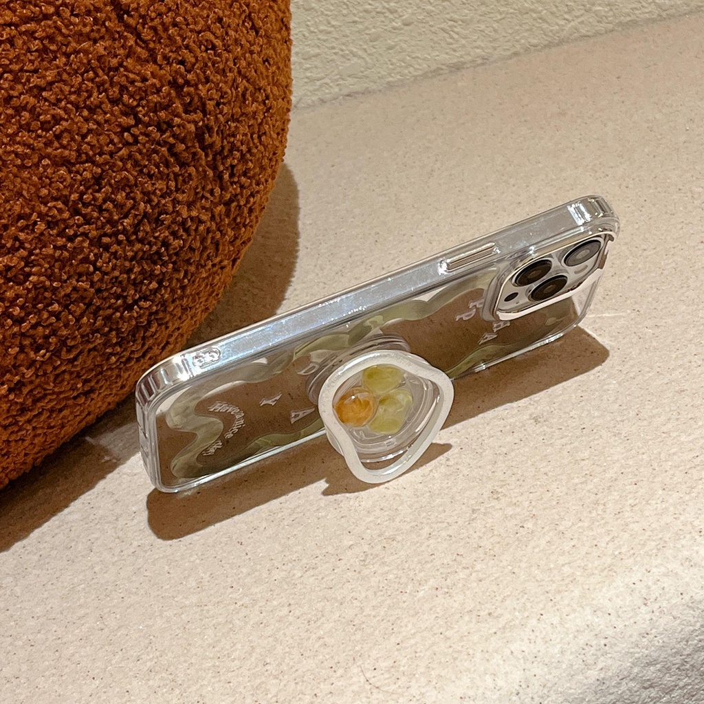 Ốp Điện Thoại TPU Mềm Trong Suốt Chống Sốc Có Giá Đỡ Cho iphone 14 13 Pro Max 12 11