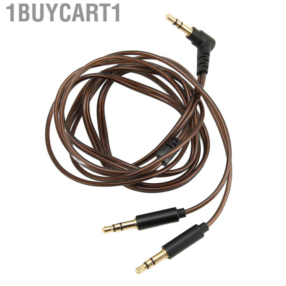 1buycart1 Headphone Upgrade Cable  Professional Distortion Free OFC Core 3.5mm To Dual Jack Male Cord for Accessories