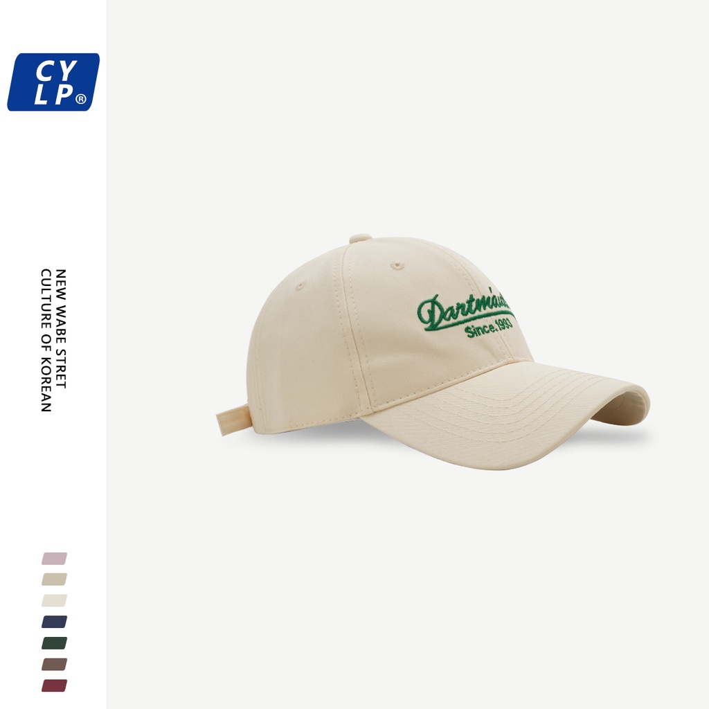 Nón Lưỡi Trai Cứng Thêu Chữ Phong Cách Hàn Quốc Thời Trang Mùa Hè Cho Nam Và Nữ