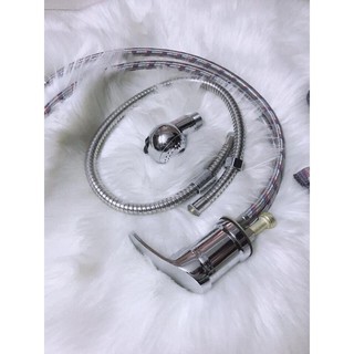 Combo gật gù nóng lạnh và vòi sen bàn gội đầu. gật gù và vòi sen giường gội đầu mới - lm