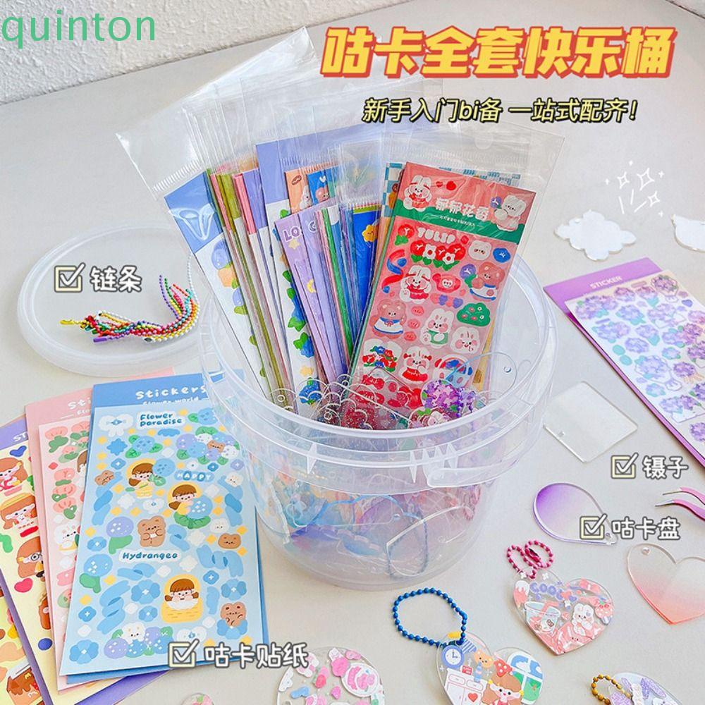 Bộ Sticker Guka Dán Trang Trí Sổ Tay Diy Chống Thấm Nước Hình Cô Gái Đáng Yêu