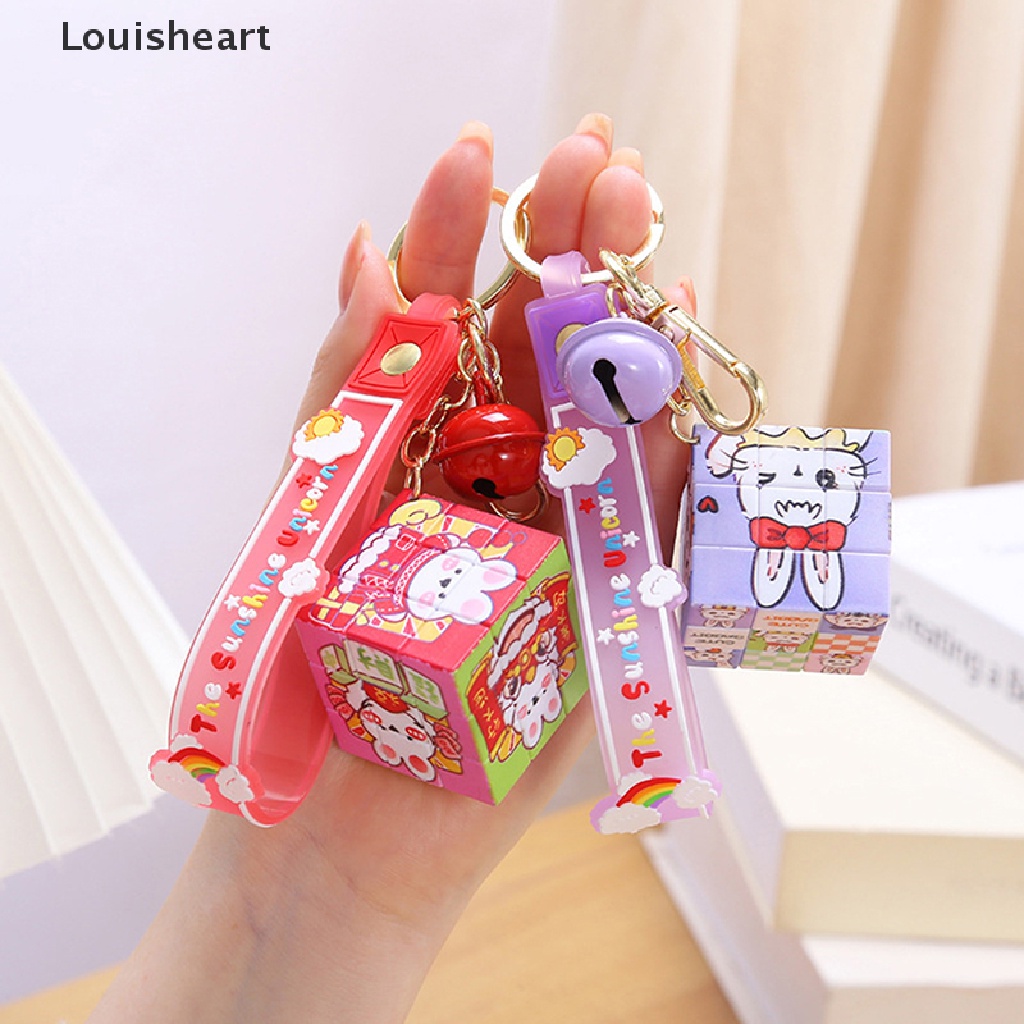 Móc Khóa Hình Chú Chó Shiba Inu Lập Phương Louisheart Mini Dễ Thương Dùng Làm Đạo Cụ Chụp Ảnh Ba Lô / Dây Chuyền Thời Trang Cho