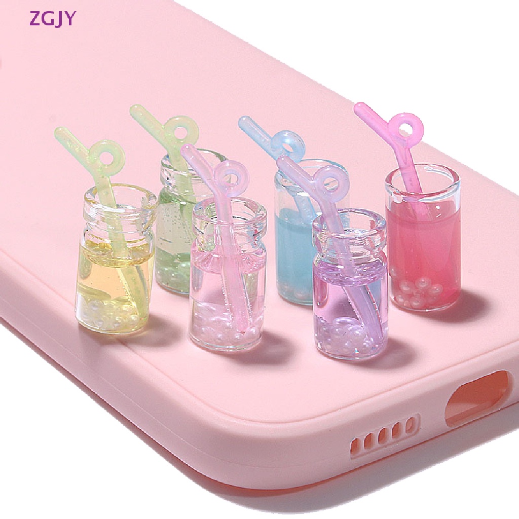 Set 10 Ly Nước Ép Trái Cây Mini Tỉ Lệ 1: 12 Cho Nhà Búp Bê Mới