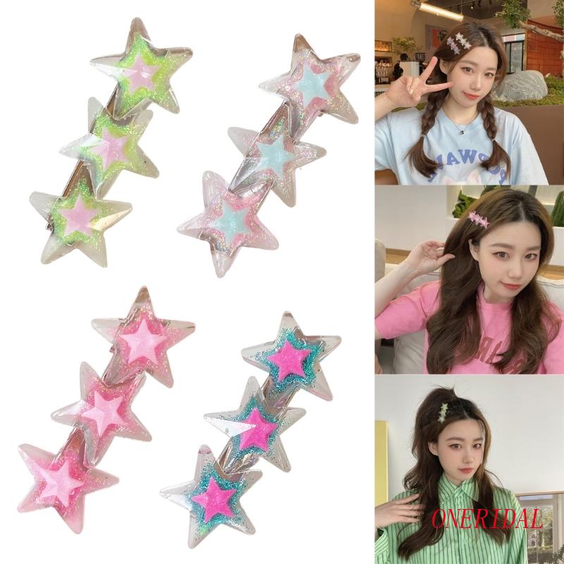 Kẹp Tóc Hình Ngôi Sao Lấp Lánh Y2K