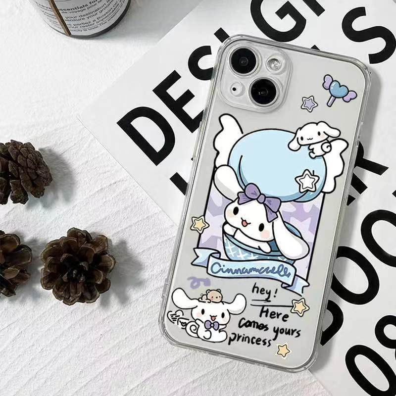 ✅Ốp Điện Thoại Trong Suốt Chống Sốc Họa Tiết Kuromi Dễ Thương Cho Iphone 1213 Xsmax 14Pro 11 JQH0