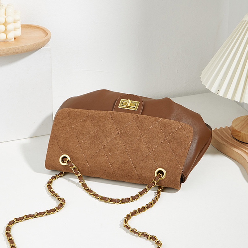 Túi Đeo Chéo Vai Bằng Da Kiểu Hình Học Thời Trang Sành Điệu Cho Nữ