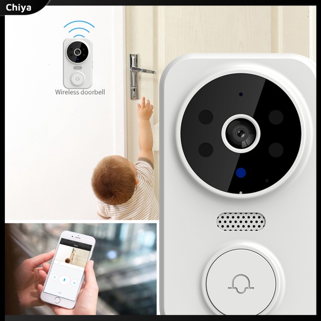 Chuông Cửa Có Camera Thông Minh Kết Nối Wifi Điều Khiển Từ Xa Hỗ Trợ Tầm Nhìn Ban Đêm