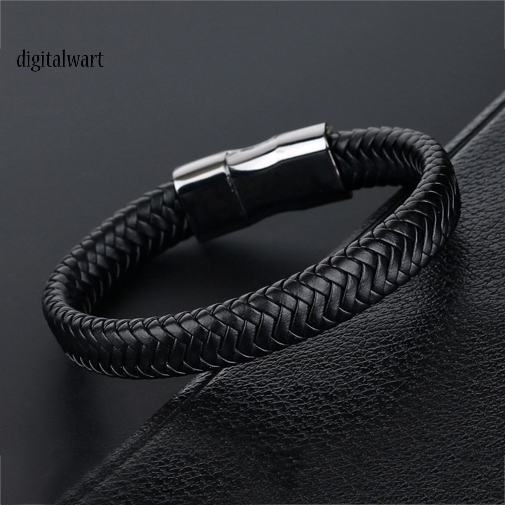 Kỹ Thuật Số| Vòng Đeo Tay Da Giả ThiếT Kế KiểU Vintage ThờI Trang Cho Nam