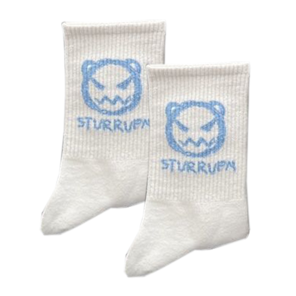 Vớ cotton Họa Tiết Sọc Caro Trắng Đen Phong Cách Hàn Quốc Cho Nam Và Nữ