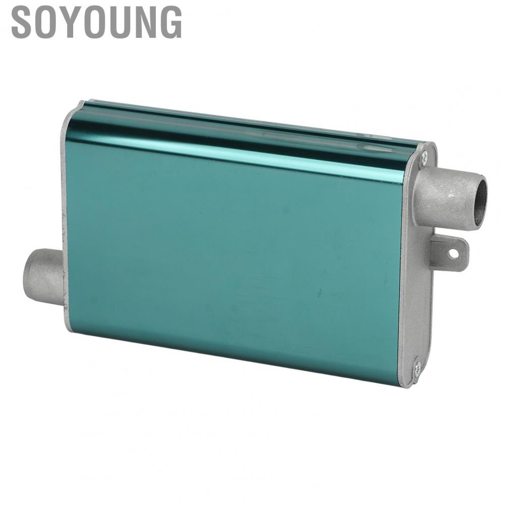 Soyoung Air Heater Exhaust Silencer  Reduce Noise 24mm Parking Pipe Muffler Heatproof High Strength for Repair