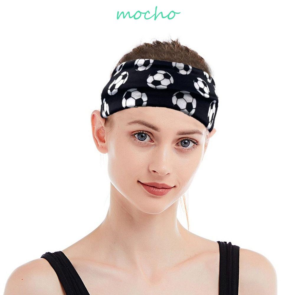 Mocho Băng Đô Cài Tóc Thể Thao Bóng Chày Mềm Mại Thấm Hút Mồ Hôi Đơn Giản Cho Nữ