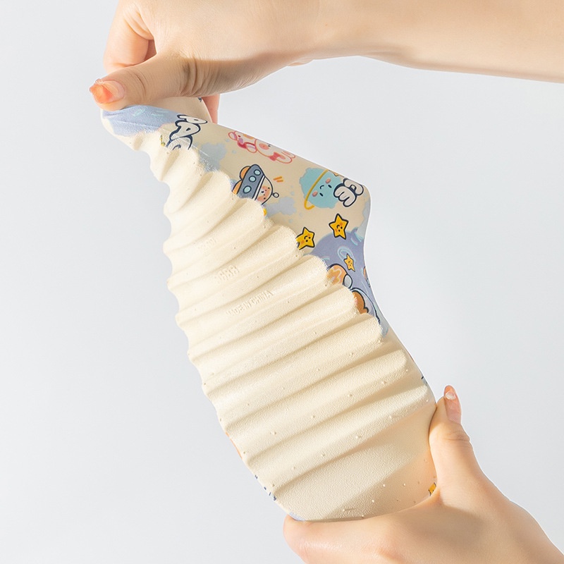 ISAHINI dép nữ dép bánh mì dép nữ dép đi trong nhà đế mềm chống trượt 17Z23041711