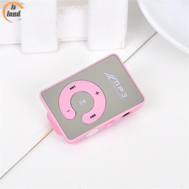 [IS] C Key Mirror] Máy Nghe Nhạc Mp3 Mp3 Dạng Kẹp Nhỏ Gọn Có Thể Sạc Lại
