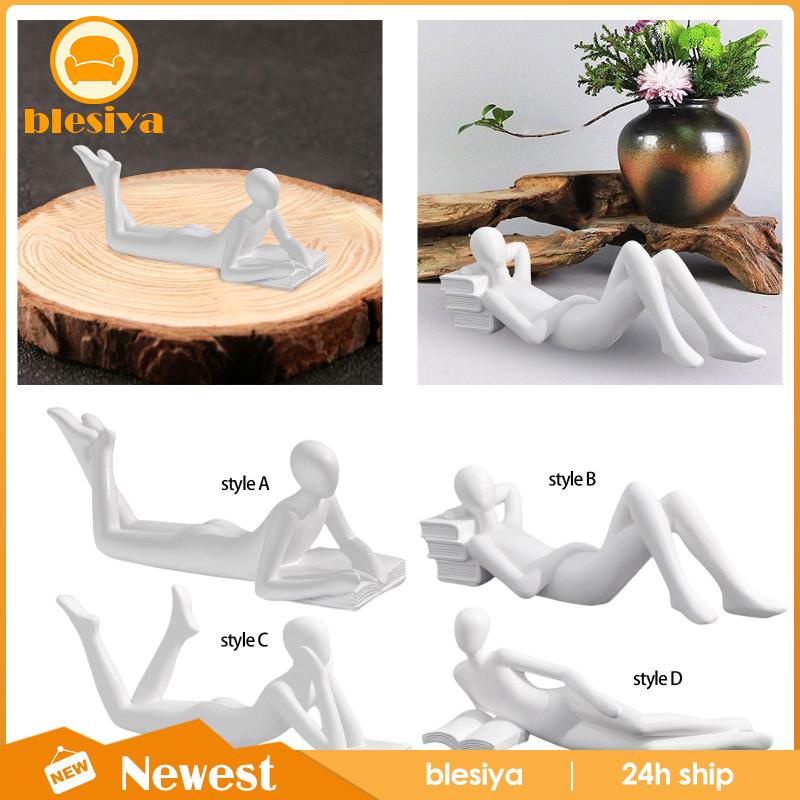 [Blesiya] Tượng Người Suy Nghĩ Trừu Tượng Bằng Nhựa Resin Điêu Khắc Trừu Tượng Để