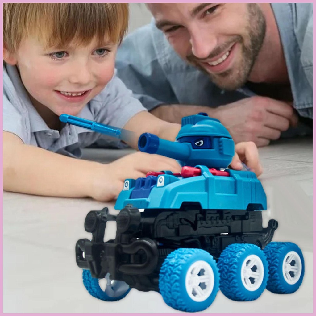 Xe Tăng Đồ Chơi Có Nút Nhấn Phía Trước Vui Nhộn Cho Bé Trai Và Gái