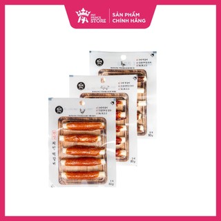(combo 3 )Thịt cuộn thanh sữa Bowwow | Giàu protein và canxi | Chăm sóc răng, nướu | Luyện nhai