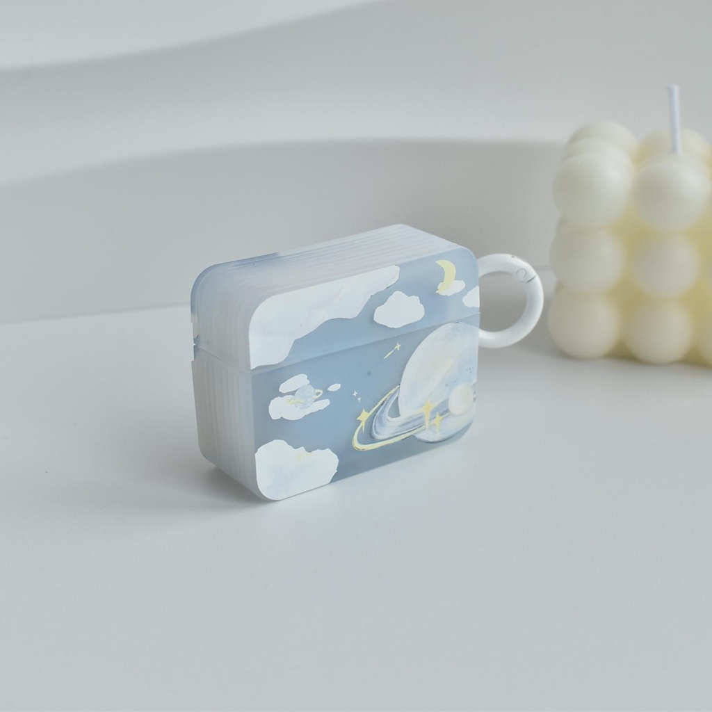 Vỏ Bảo Vệ Hộp Sạc Tai nghe không dây Airpods 1 2 GEN3 Pro2 2022 Bằng Silicon Tpu Mềm Hình Hành Tinh Sáng Tạo