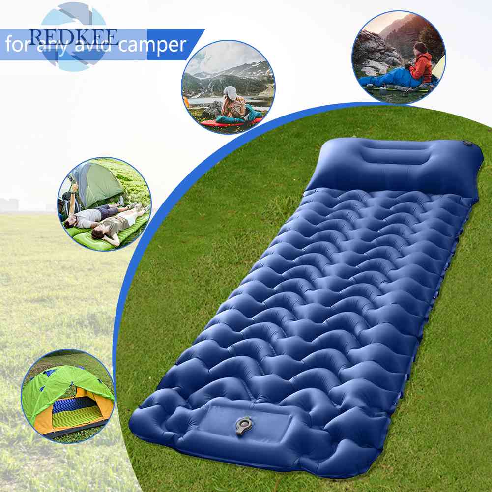 Nệm Ngủ Bơm Hơi TPU Nylon Tự Phục Hồi Có Thể Gấp Gọn Dùng Khi Đi Cắm Trại