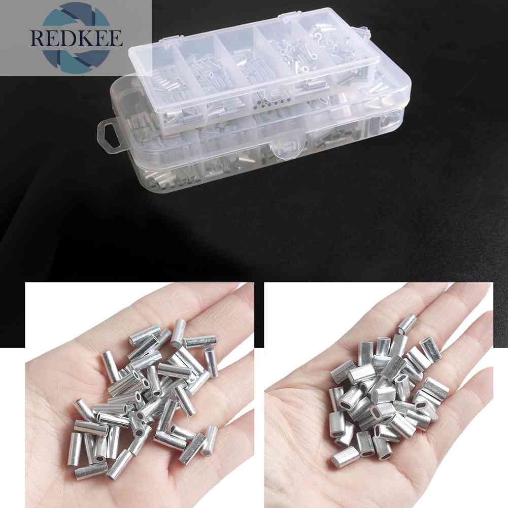 200 / 250 Ống Nối Dây Câu Cá Bằng Nhôm