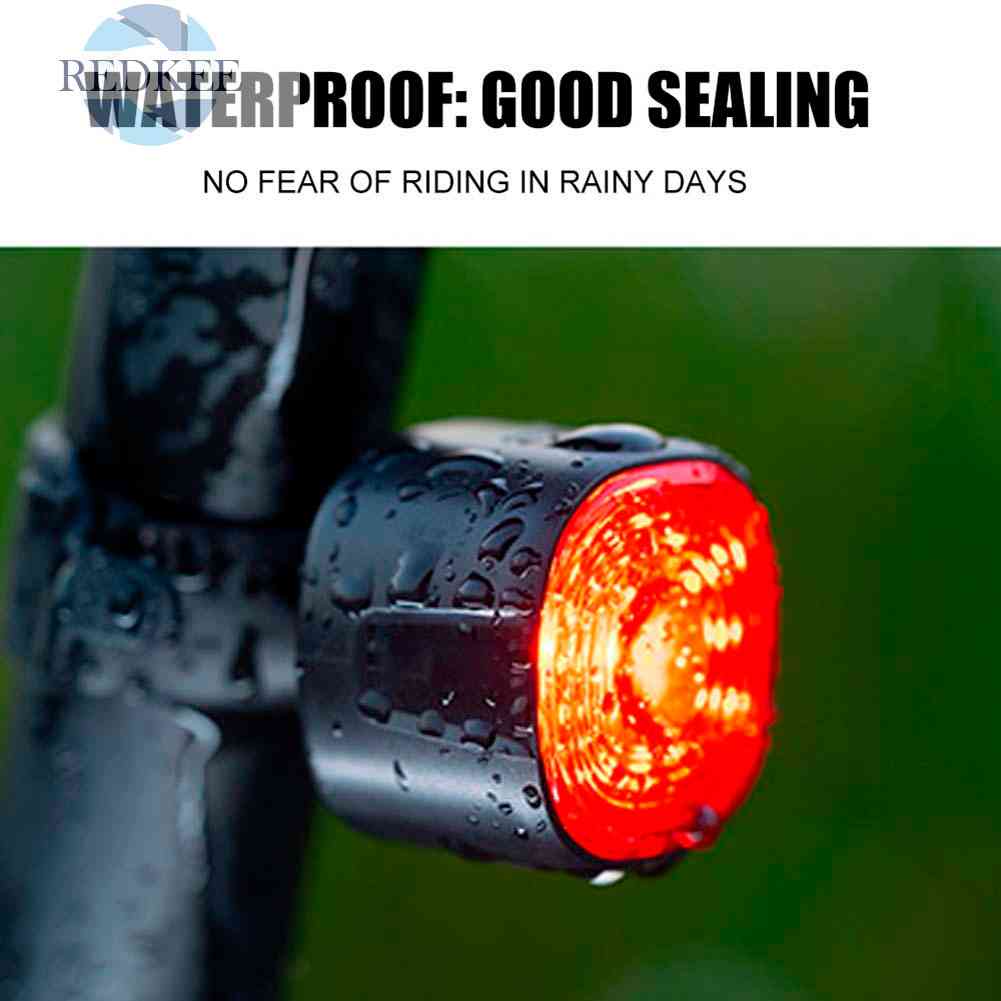 Đèn LED An Toàn Phía Sau Xe Đạp 6 Chế Độ