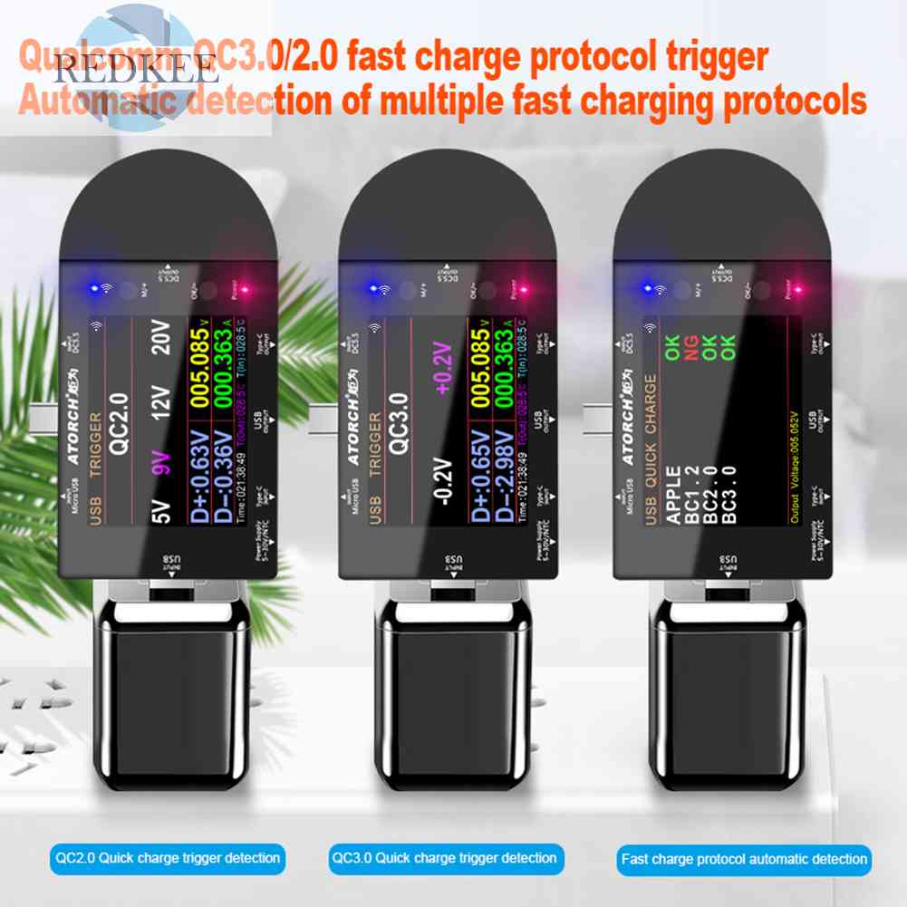 Thiết Bị Kiểm Tra Dòng Điện DC 5.5 USB Màn Hình 2.4 inch