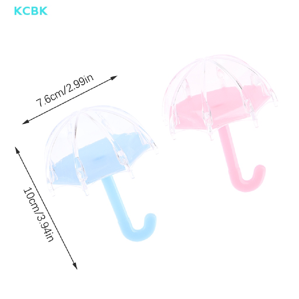 Set 12 Hộp Nhựa Trong Suốt Đựng Kẹo Kiểu Dáng Cây Dù Độc Đáo