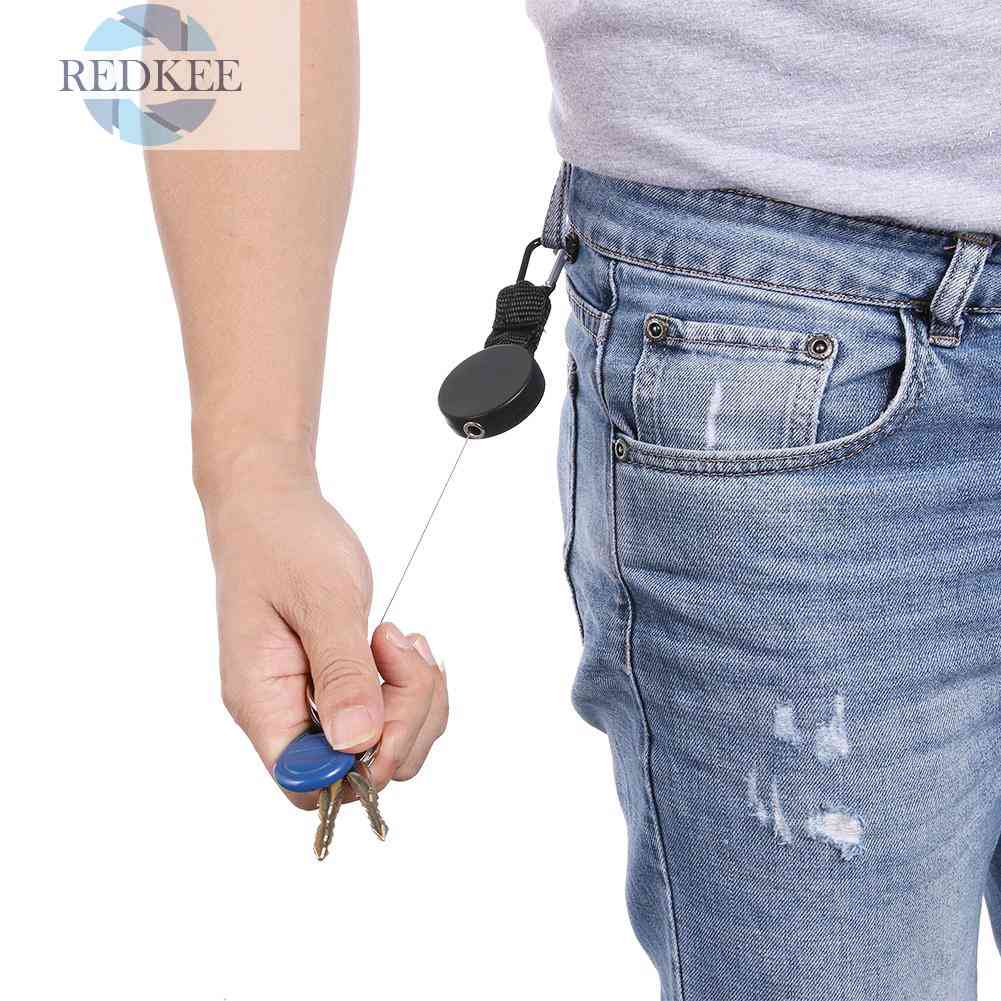 Móc Khóa Có Dây Rút Thu Gọn Chống Trộm An Toàn